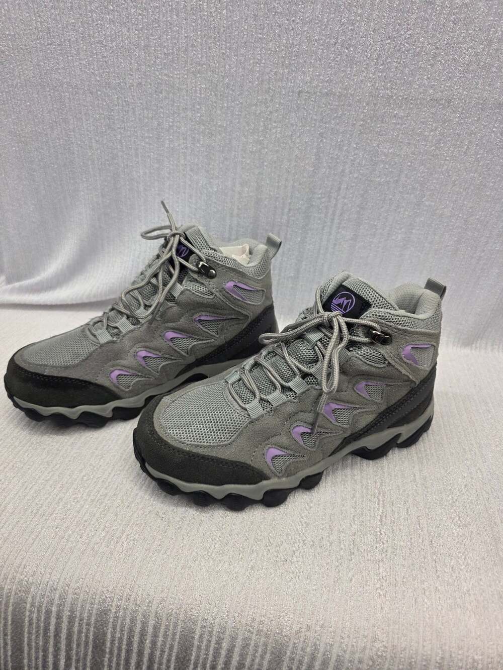 Tamarack Women's Grey Purple Soft Toe Hikers Hiking Boots Size 7M